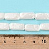 Electroplated Shell Pearl Beads Strands BSHE-C007-C01-01-5