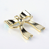 Bowknot Alloy Enamel Pendants X-ENAM-Q033-22C-3