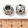 Rack Plating Alloy European Beads PALLOY-S189-02AS-2