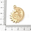 304 Stainless Steel Pendants STAS-D366-01F-G-3