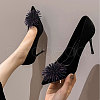 2Pcs Cloth & Rhinestone Shoe Buckle Clips FIND-FG0003-96A-5