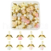 30Pcs Heart Acrylic Pendants PALLOY-FS00024-1