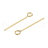 Brass Eye Pins KK-H502-02C-G-2
