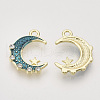 Alloy Enamel Pendants X-ENAM-N051-21B-2