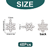 SUNNYCLUE 40Pcs Alloy Enamel Pendants ENAM-SC0002-71-2