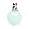 Opalite Perfume Bottle Pendants G-K338-22P-09-1