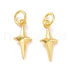 Brass Charms KK-G418-27G-1