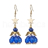 Angel Star Handmade Glass Seed Beads & Glass Dangle Earrings for Women EJEW-MZ00393-02-2