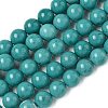Natural Magnesite Beads Strands G-K244-02-8mm-03-1