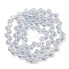 Electroplate Glass Beads Strands GLAA-Q105-01G-4