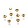 Flat Round Ion Plating(IP) 304 Stainless Steel Spacer Beads STAS-M237-01-2