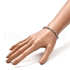 Faceted Glass Rondelle Beads Stretch Bracelet for Kid BJEW-JB06807-17-4