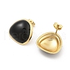 PVD Vacuum Plating Golden 304 Stainless Steel Stud Earrings for Women EJEW-Z068-06G-3