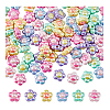 DICOSMETIC 84PCS 6Colors Opaque Acrylic Beads SACR-DC0001-14-8