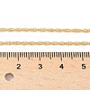 Brass Singapore Chain Necklaces for Women Men NJEW-Z068-13G-5