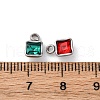 304 Stainless Steel Rhinestone Pendants STAS-B090-02P-3
