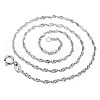 Brass Singapore Chain Necklaces NJEW-BB62632-A-1
