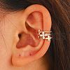 Brass Rhinestone Cuff Earrings WG905AF-08-1