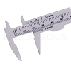 Plastic Sliding Gauge Vernier Caliper WOCR-PW0001-304G-A01-1