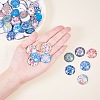   Printed Picture Glass Cabochons GGLA-PH0005-25mm-001-3
