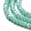 Electroplate Opaque Glass Beads Strands EGLA-A035-P3mm-A14-3