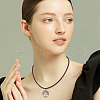 Beebeecraft 2Pcs Braided Round Leather Cord Necklace Making NJEW-BBC0001-19A-02-6