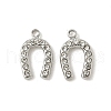 304 Stainless Steel Rhinestone Pendants STAS-V015-12P-1