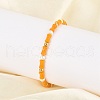 304 Stainless Steel Beaded Bracelets for Women BJEW-M056-08G-02-4