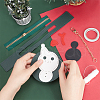 Christmas Theme Imitation Leather Sew on Coin Purse Kit DIY-WH0033-58B-3