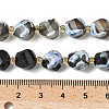 Natural Fire Crackle Agate Beads Strands G-U023-A16-01-5