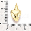 Brass Micro Pave Clear Cubic Zirconia Pendants KK-N268-59G-3