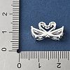 Brass Micro Pave Cubic Zirconia Beads KK-A253-07S-3