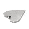 Non-Tarnish 304 Stainless Steel Pendants STAS-F287-26P-2