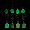8Pcs Luminous Resin Turtle Pendant Decorations HJEW-JM03119-2