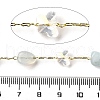 Handmade Nuggest Natural Aquamarine Beaded Chains CHC-F020-08G-02-2