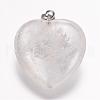 Natural Quartz Crystal Pendants G-E338-10C-1
