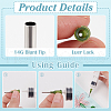120Pcs Plastic Fluid Precision Blunt Needle Dispense Tips TOOL-FG0001-35-4