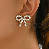 Stylish Stainless Steel Stud Earrings BY4684-1-2