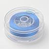 Japanese Eco-Friendly Dyed Flat Elastic Crystal String EW-F005-0.6mm-05-2