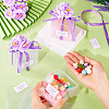 Clear PVC Candy Gift Packaging Boxes with Ribbon & Artificial Flower CON-TAC0001-20E-8