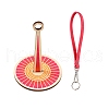 Flat Round Wood Portable Bobbins PW-WG71D49-01-1