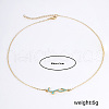 Elegant Brass Pave Cubic Zirconia Arabic Love Pendant Necklaces for Mother's Day Gift VL3091-7