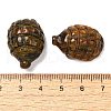Natural Tiger Eye Carved Hedgehog Statues Ornament DJEW-C019-03C-3