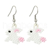 Glass Dangle Earrings EJEW-MZ00317-1