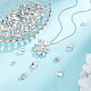  90pcs 9 styles Pointed Back Glass Rhinestone Cabochons RGLA-PH0001-18B-5