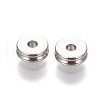 201 Stainless Steel Grooved Spacer Beads STAS-P239-05P-1