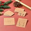 40Pcs 4 Styles Paper Jewelry Display Cards Sets CDIS-FS0001-01-8