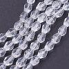 Glass Beads Strands GLAA-R024-6x4mm-12-1