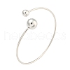 Non-Tarnish 304 Stainless Steel Cuff Bangles BJEW-P331-15P-1