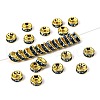 Brass Rhinestone Spacer Beads RB-A014-Z6mm-04G-1